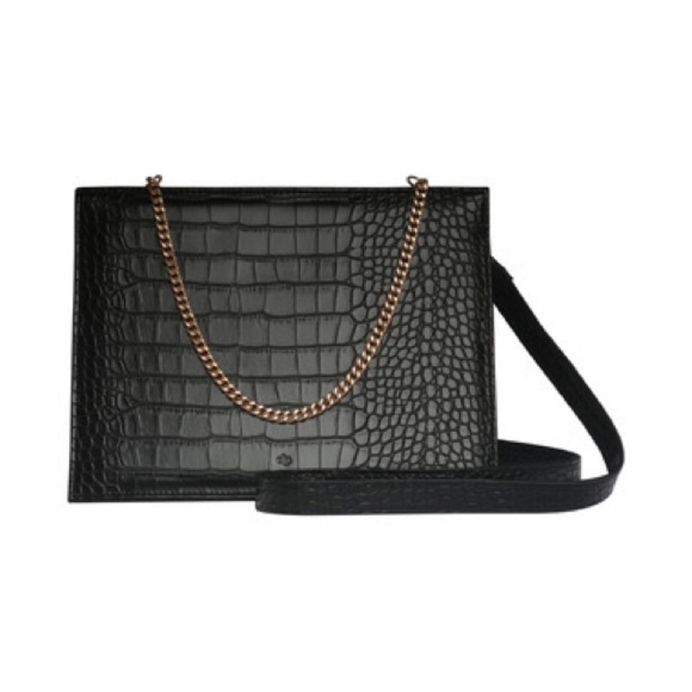 Brand new ela Crossbody With Chain And Strap Black